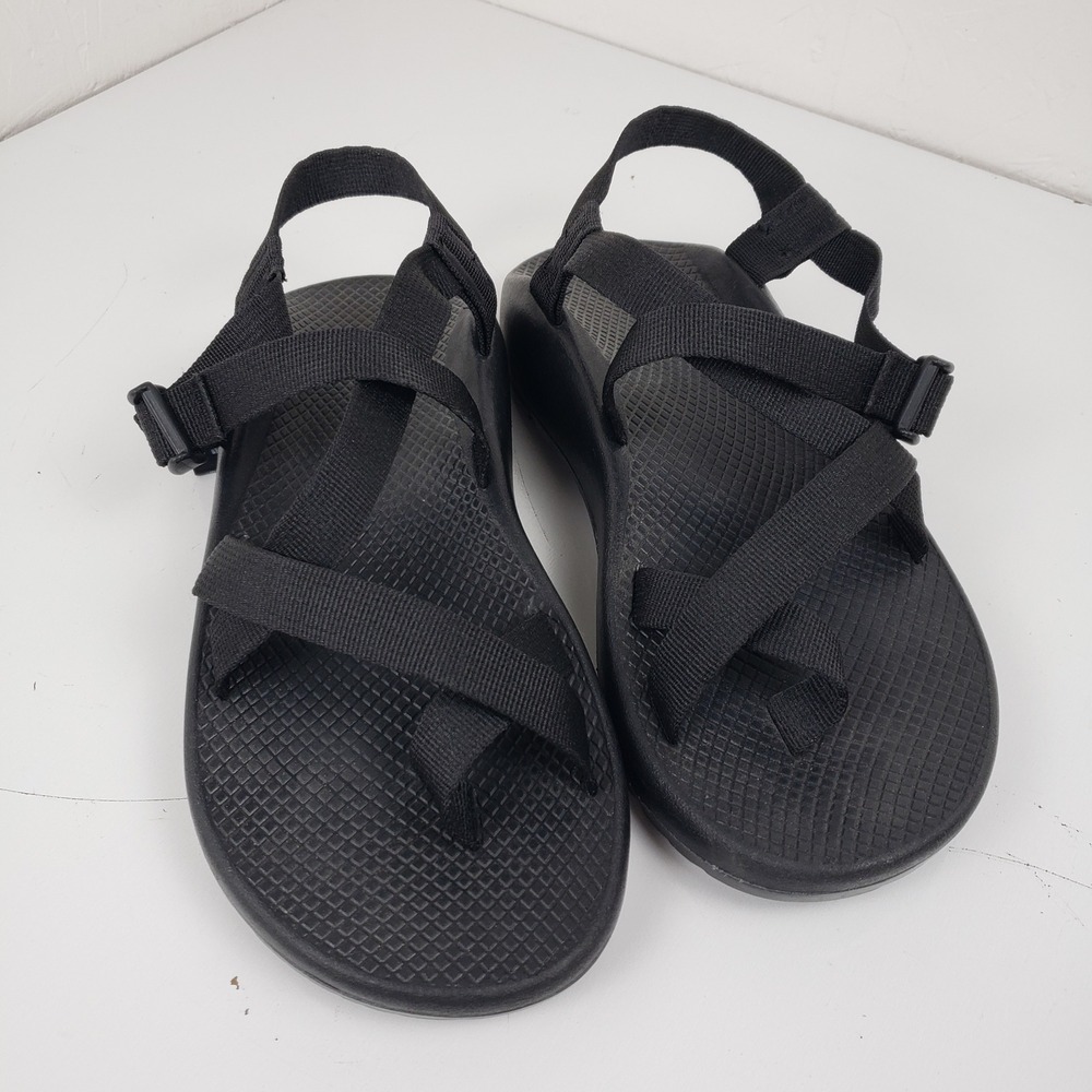 Chaco Z Cloud 2 Men's 10 Black Sport Sandals Toe Loop Hiking Water Shoes J105427